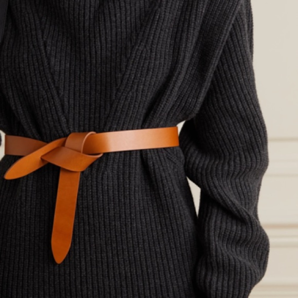 Isabel Marant Lecce Leather Belt (L）